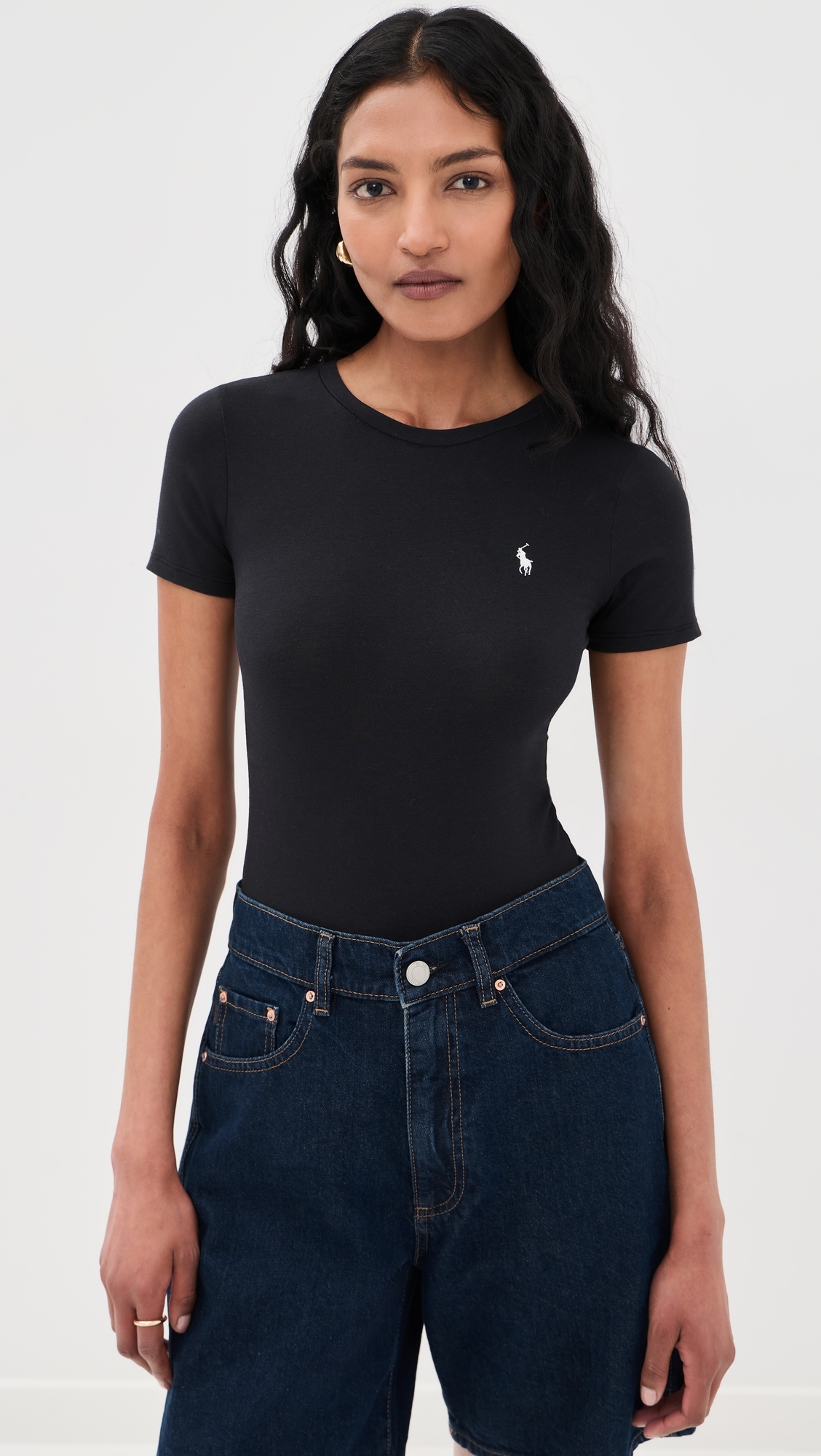 Short Sleeve Thong Bodysuit White Cloud