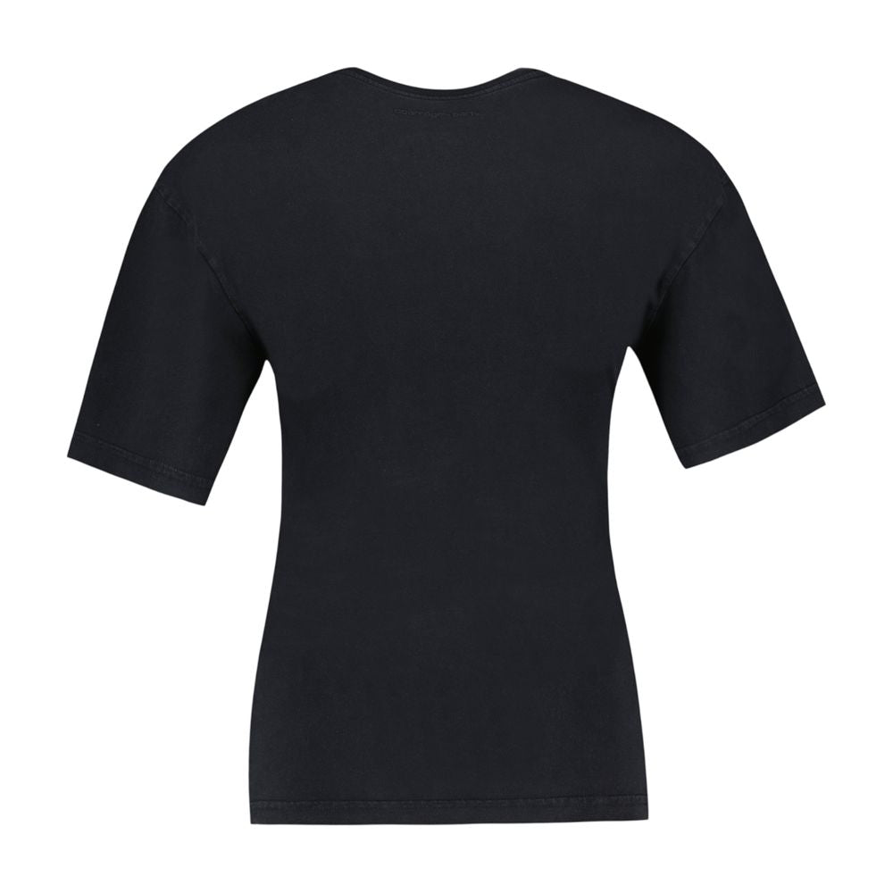 Logo Cotton T-Shirt — Black