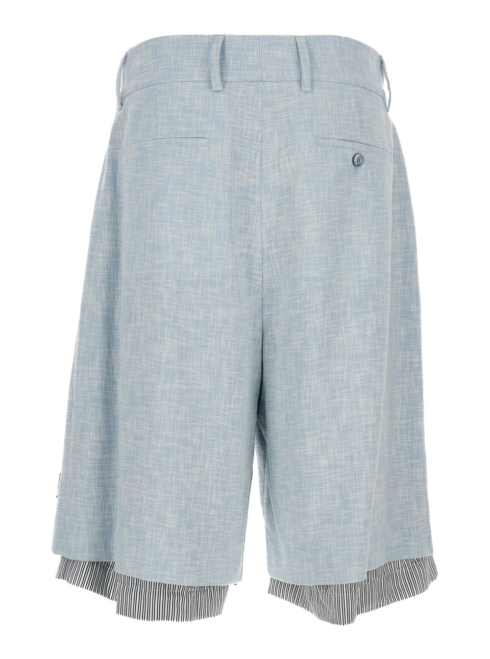 Cross Hatch Layered Skater Short
