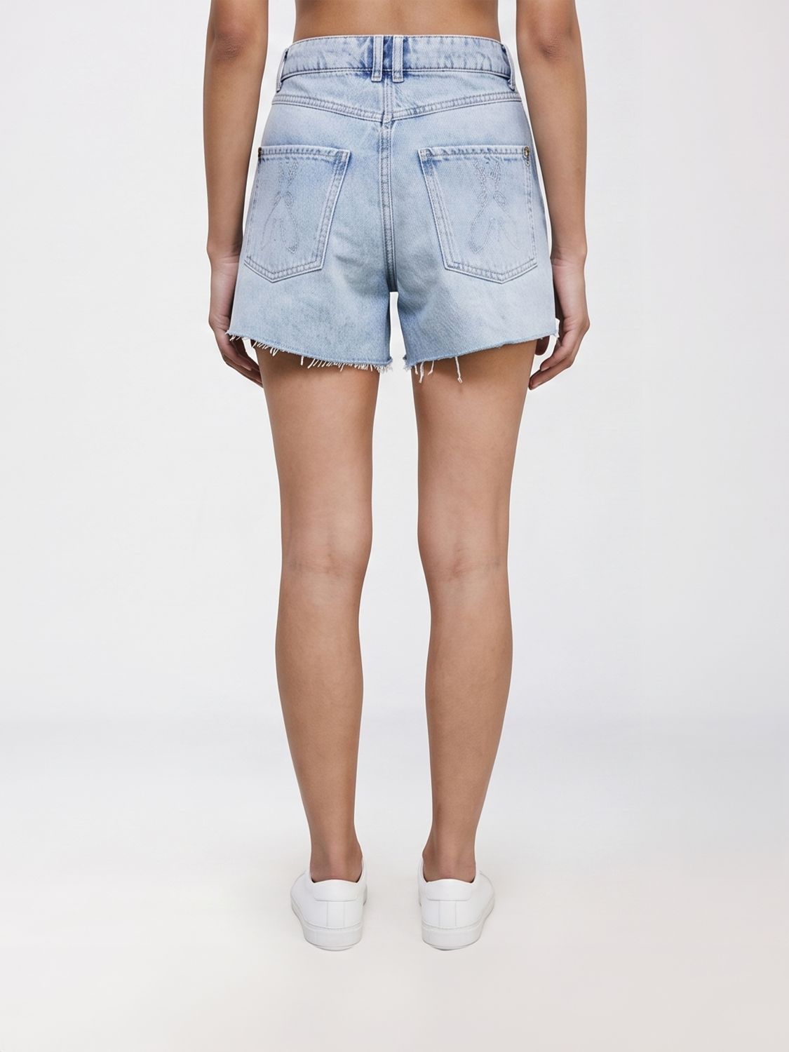 Shorts Woman color Denim