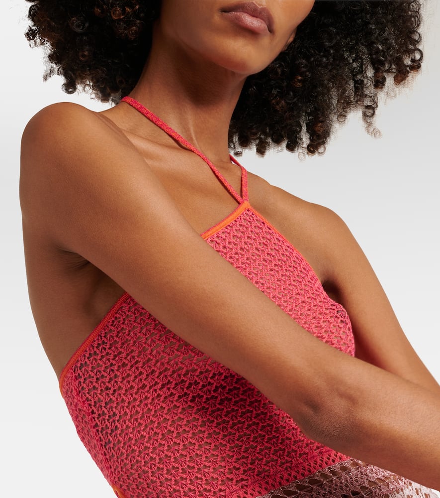 Natalie knitted cotton minidress