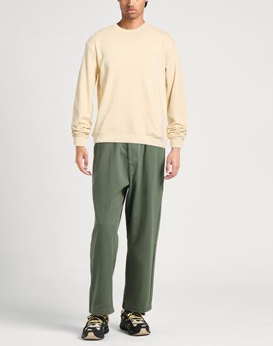 Man Sweatshirt Beige Size L Cotton