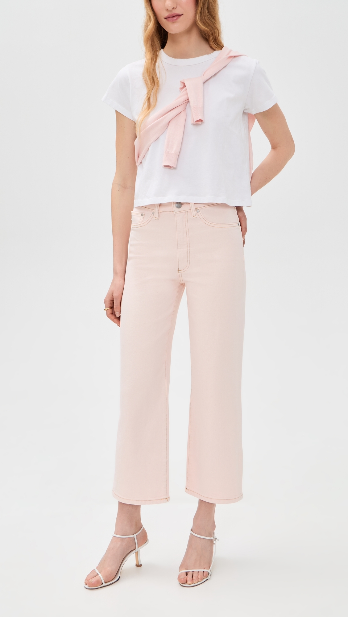 Karmine Petite Refined Wide Leg Jeans Ballet