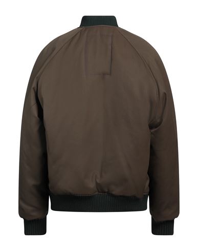 Man Jacket Brown Size XS Polyester, Virgin Wool, Cotton, Polyamide, Elastane