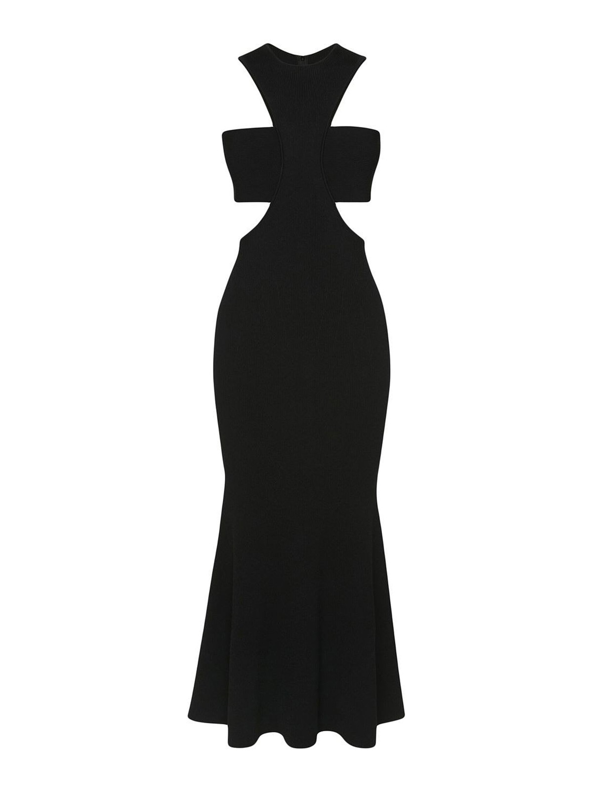 Slashed harness dress