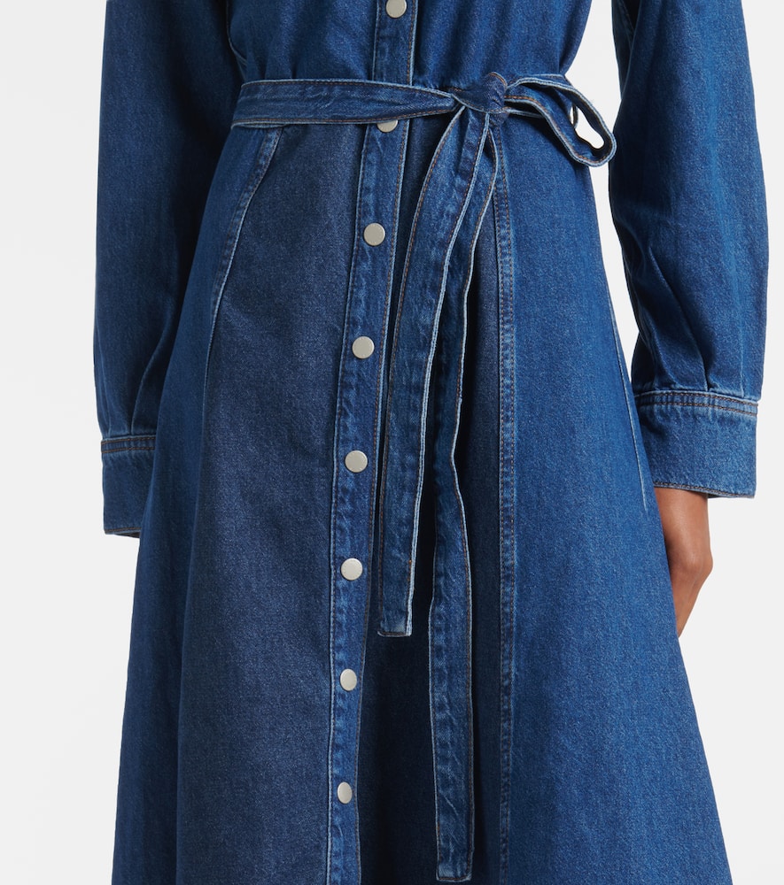 Marseille denim shirt dress