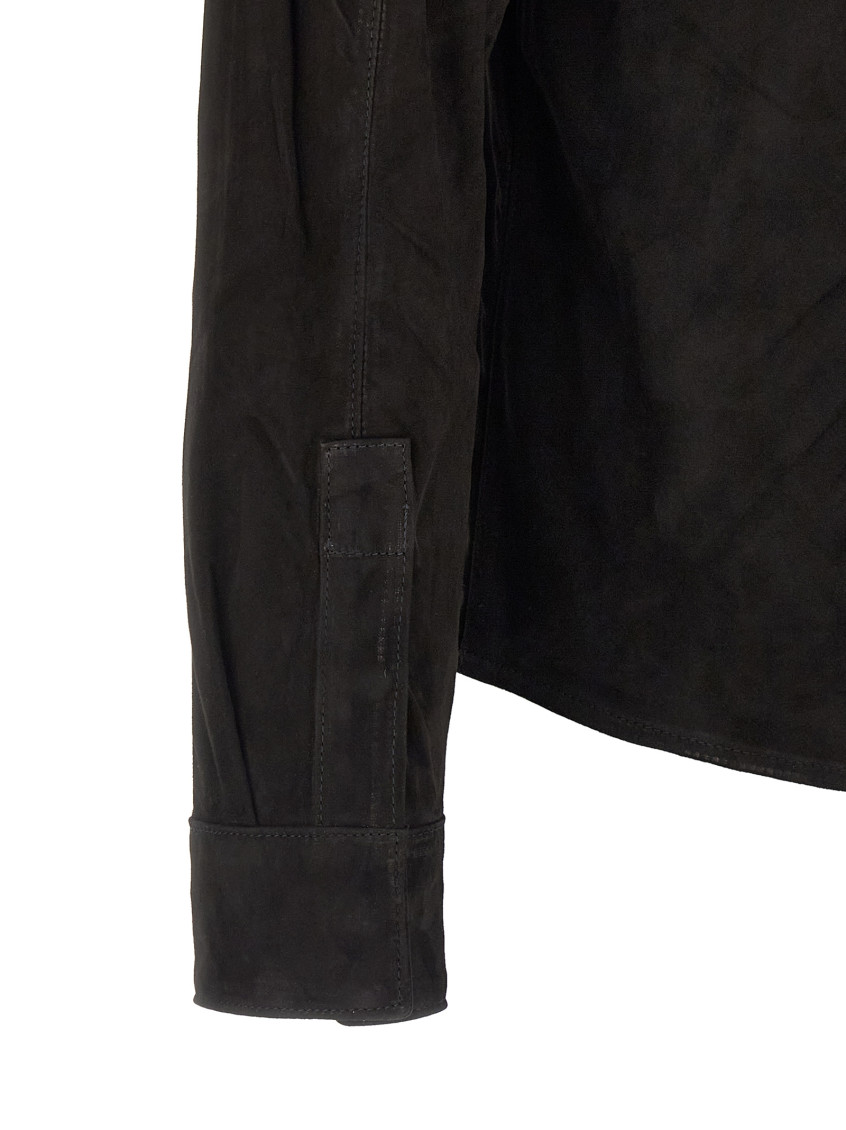 Suede Shirt Gloves