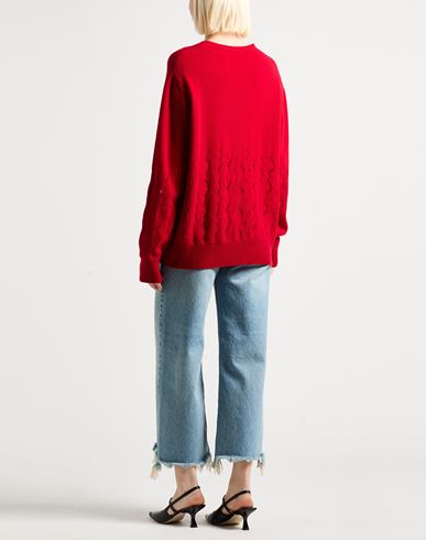 Woman Sweater Red Size XXL Virgin Wool