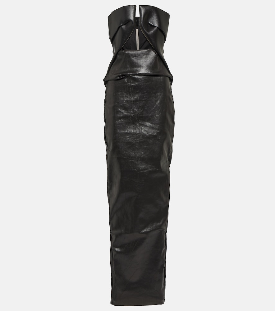 Strapless gown