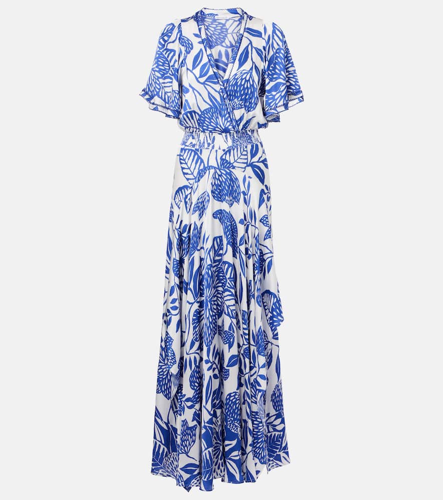 Mabelle satin maxi dress