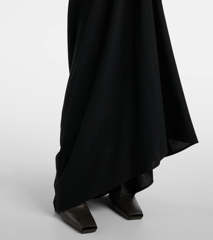Amphora Prong wool grain de poudre gown