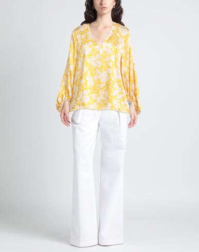 Woman Top Yellow Size S Polyester