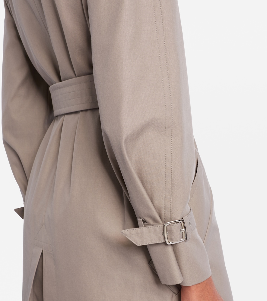Pancia cotton gabardine trench coat