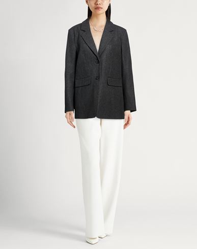 Woman Blazer Grey Size 8 Recycled wool