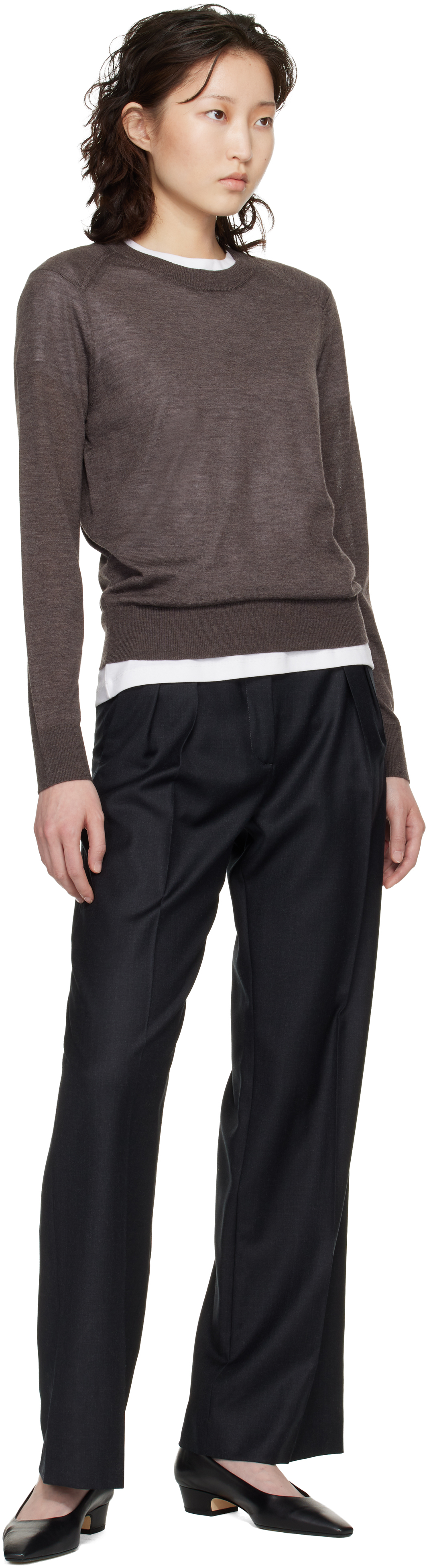 Brown Ditto Fluid Sweater