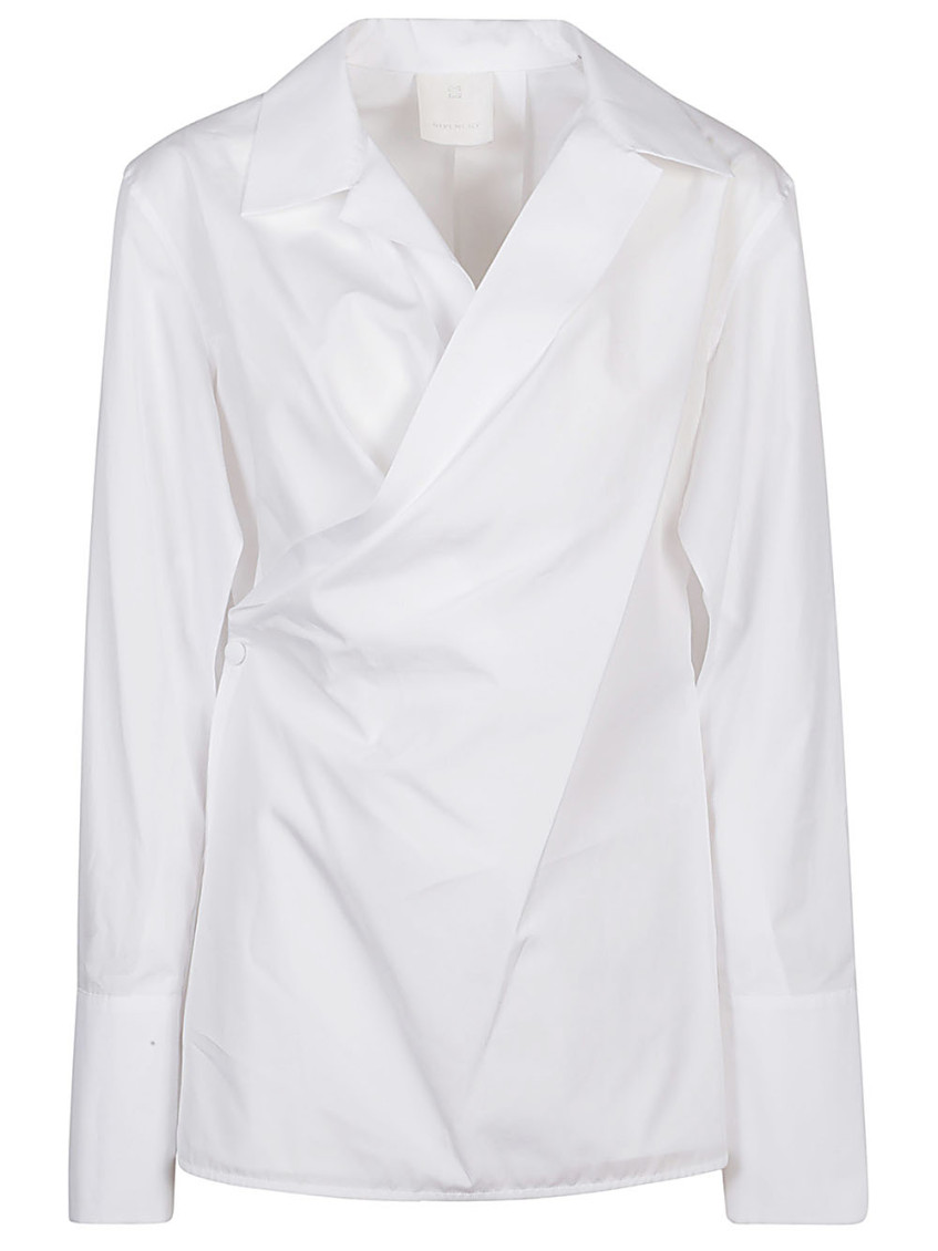 Wrap Poplin Shirt