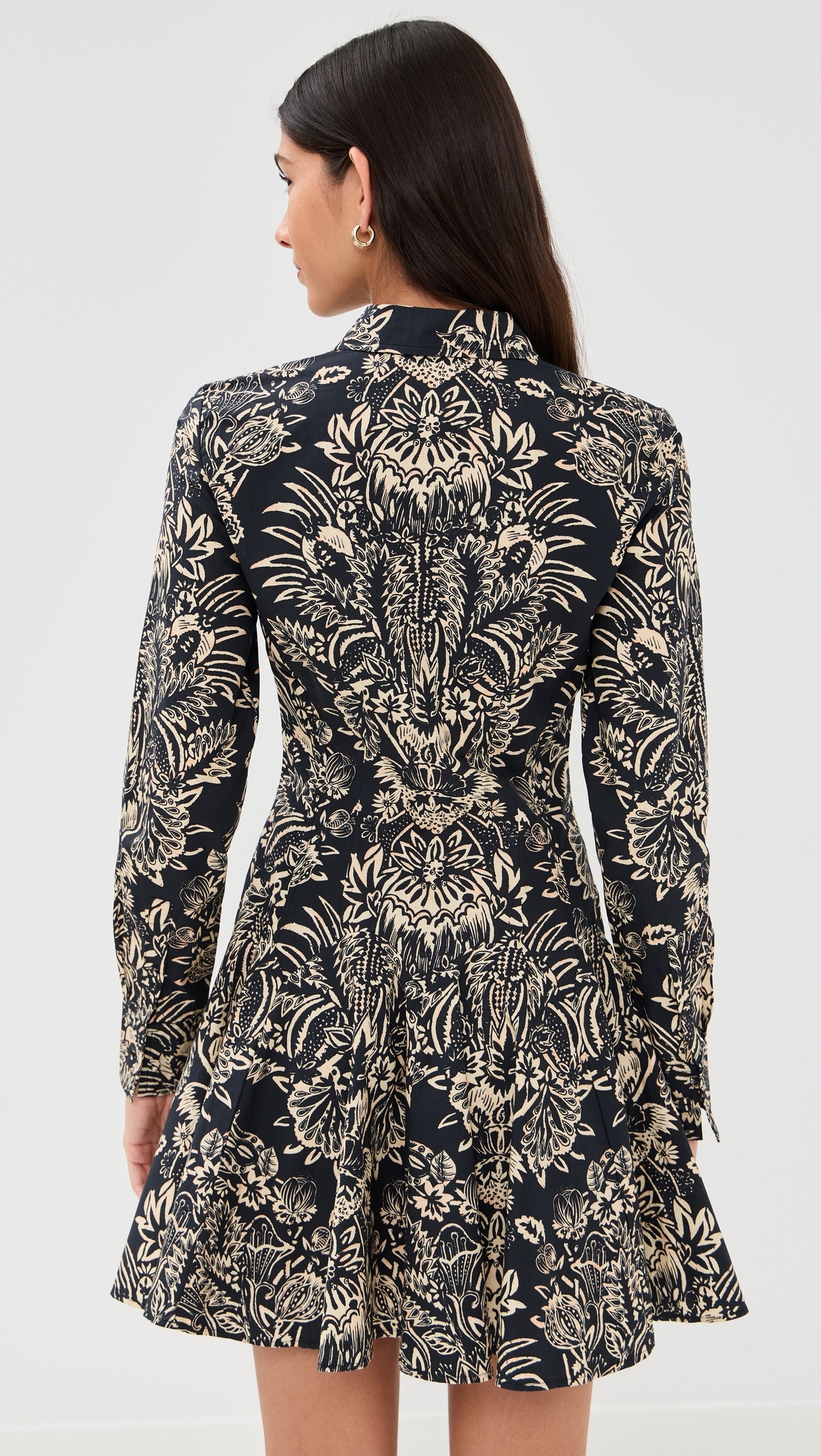 Taliah Dress Noir Flora