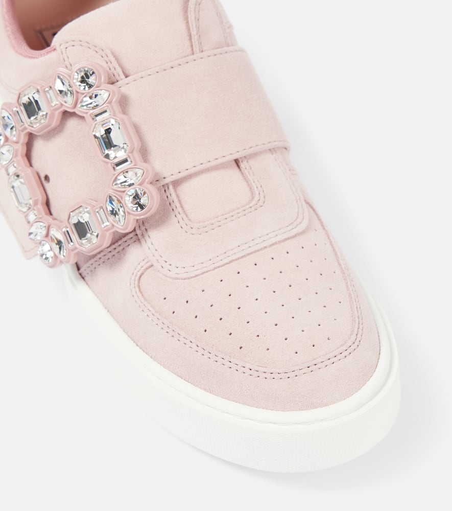 Roger Vivier Very Vivier embellished leather sneakers