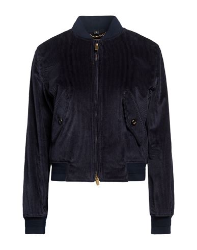 Woman Jacket Midnight blue Size 0 Cotton