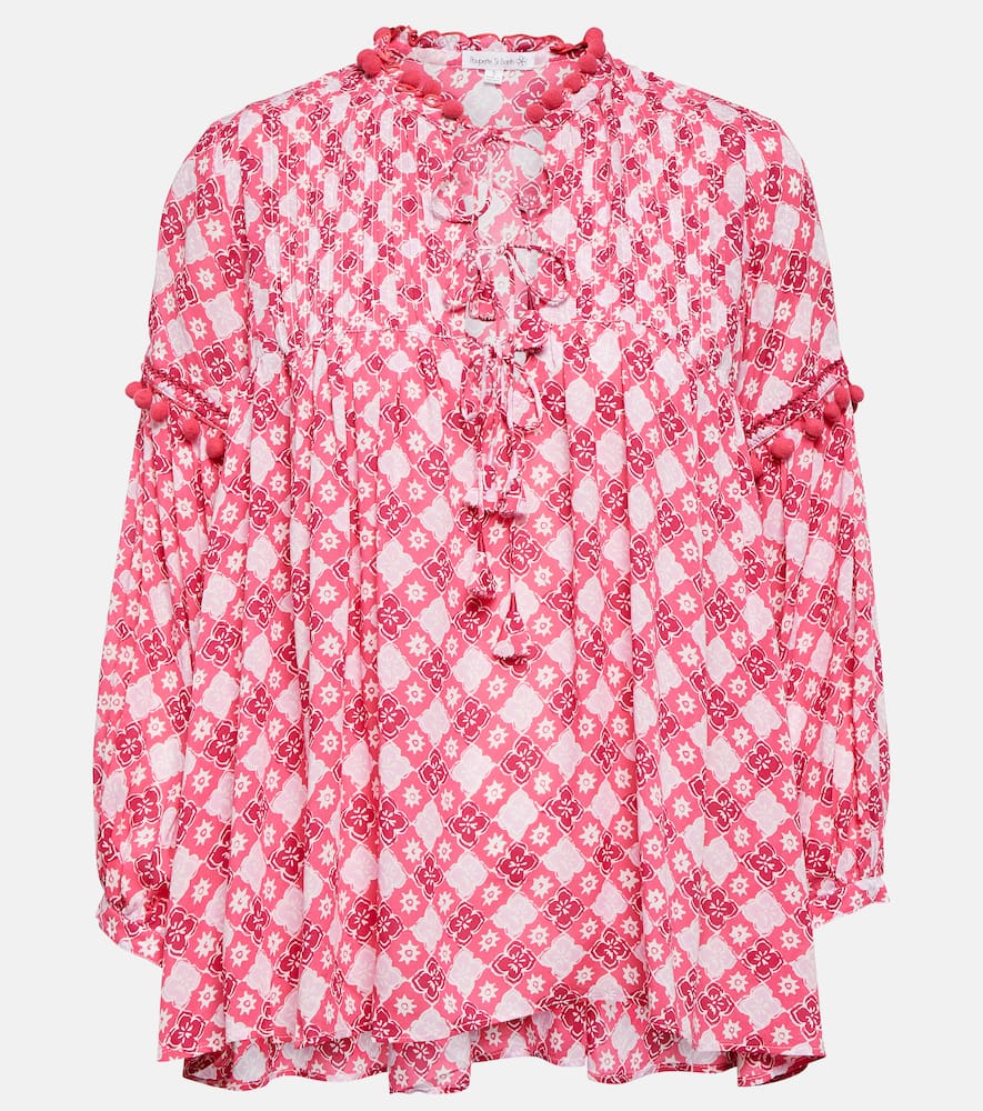 Clara printed blouse
