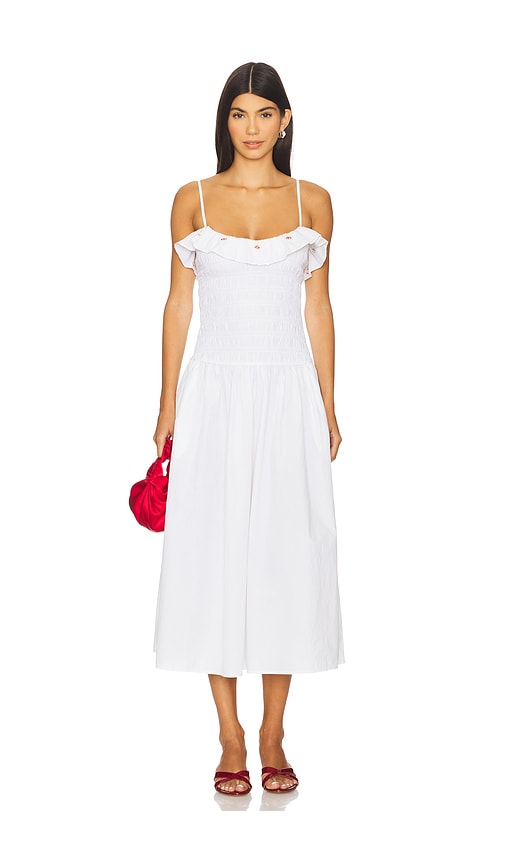 LPA KLEID EVELYN in White. Größe XS. Also in L, M, S