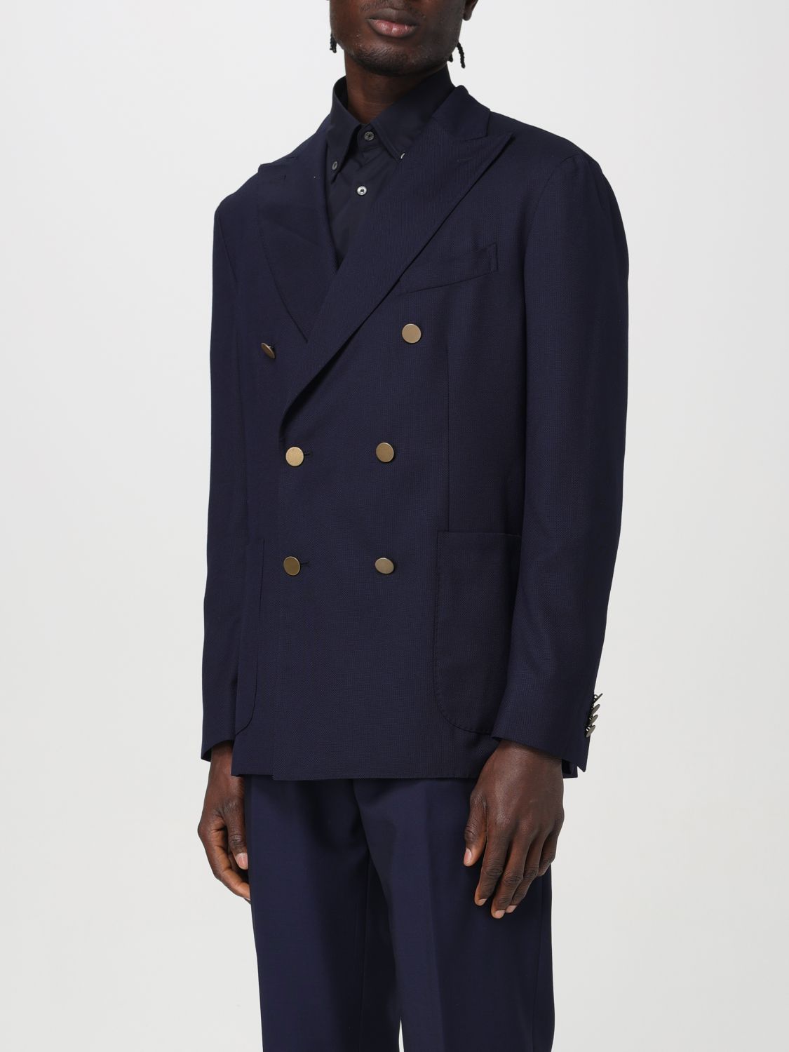 Jacket Men color Blue
