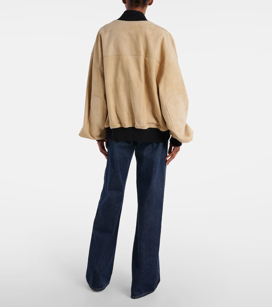 Spence suede bomber jacket