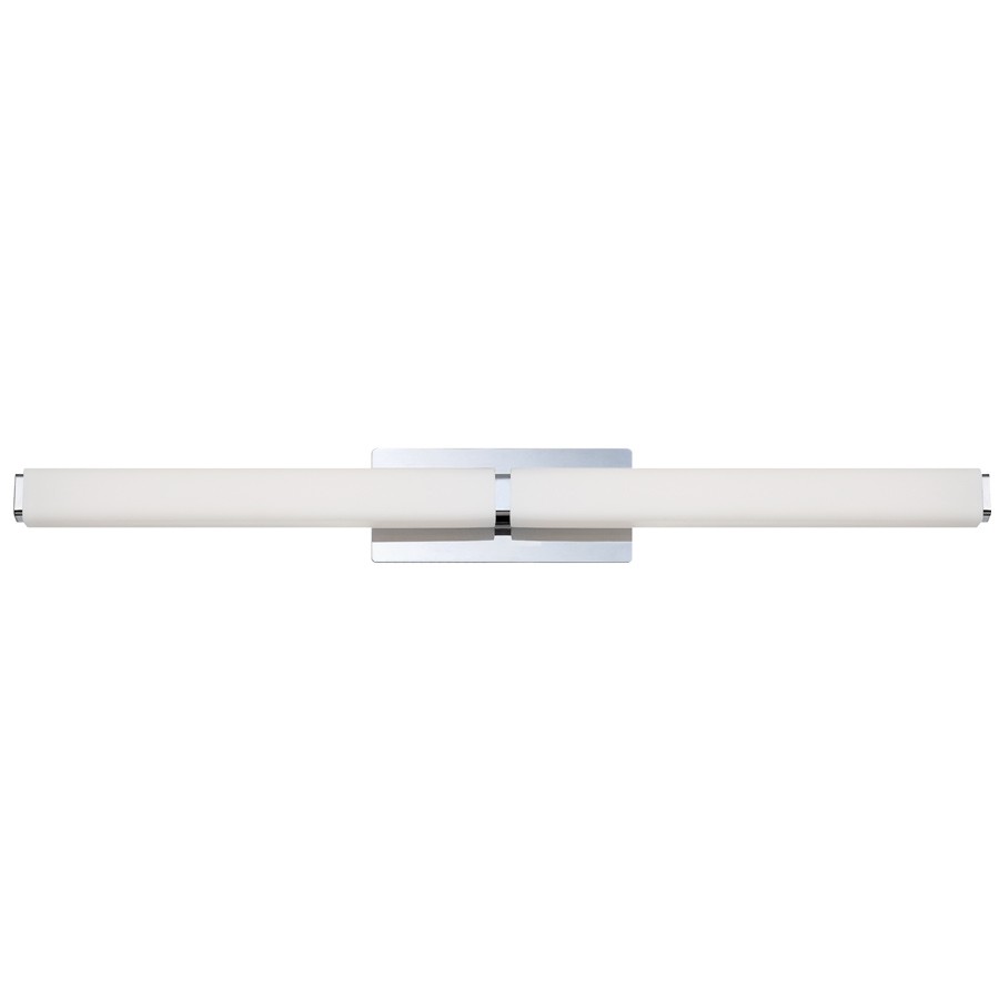 Chrome LED Bathroom Vanity Light from the Vogue Collection