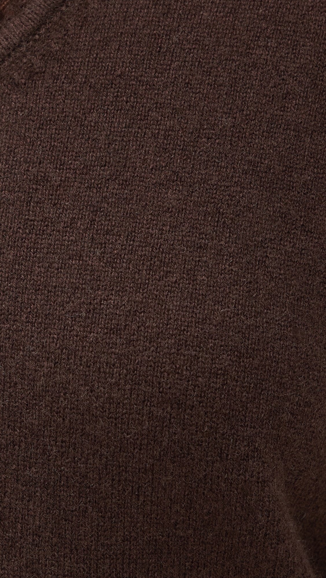 Polline Short Sleeve Cashmere Top Wenge