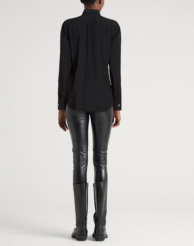 Comme Des Garçons Woman Shirt Black Size L Polyester