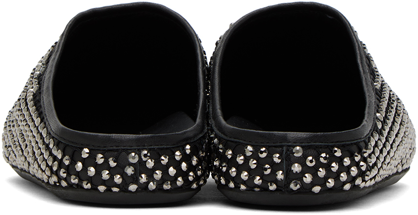 Marni Black Fussbett Sabot Slippers