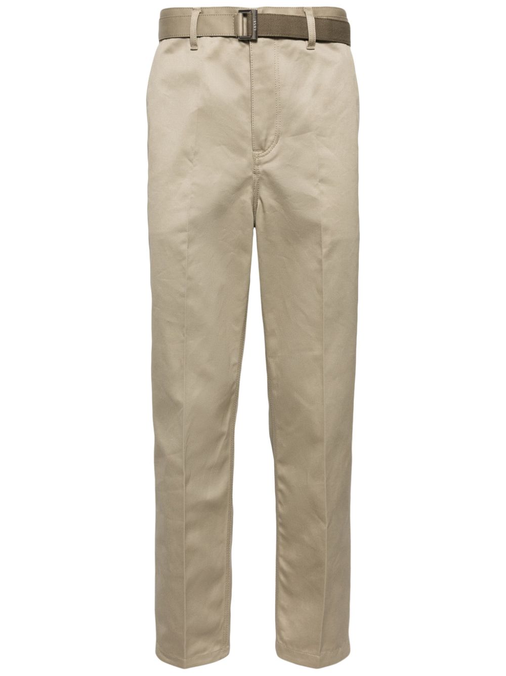 Belted chino trousers - Neutrals