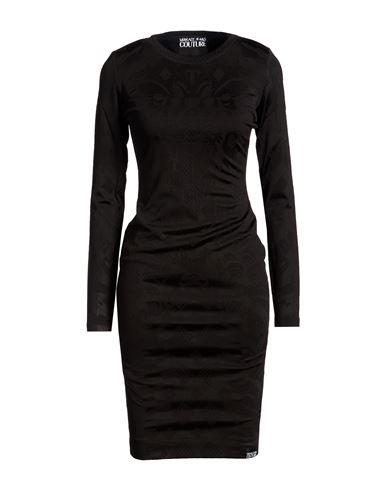 Woman Midi dress Black Size 6 Polyamide, Viscose, Elastane