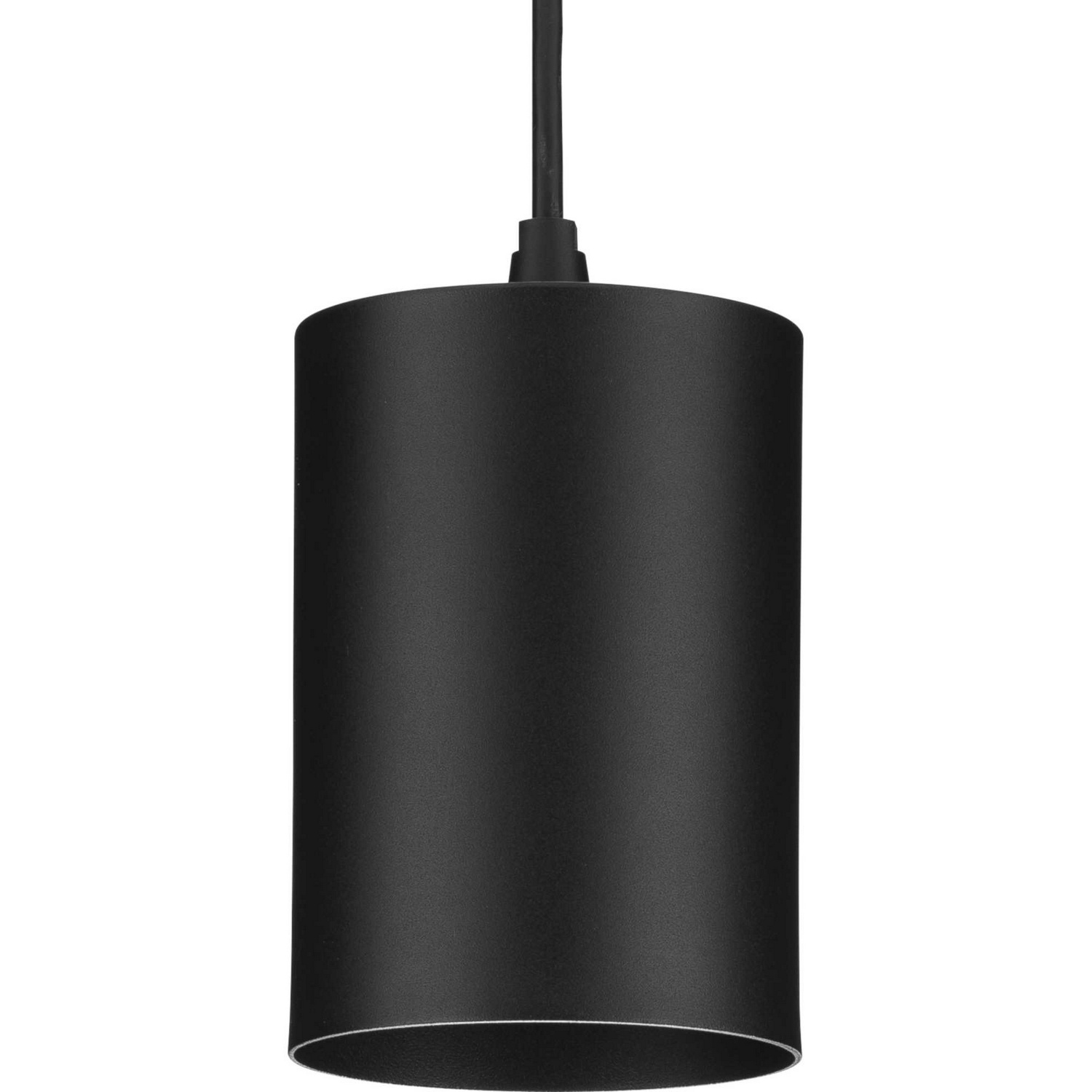 Matte Black LED Pendant from the Cyl Rnds Collection