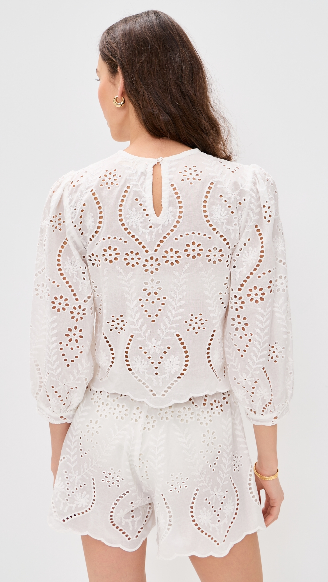 Lisa Top Athena Embroidery