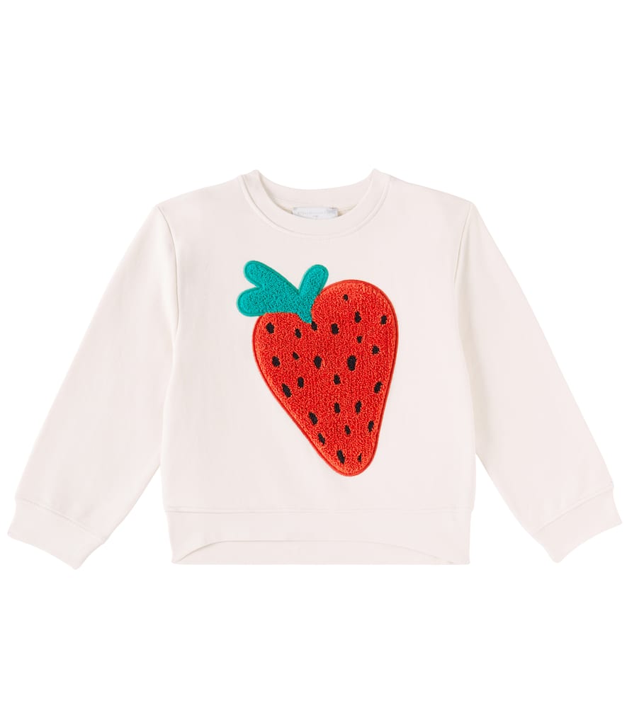 Stella McCartney Kids Printed cotton jersey sweatshirt