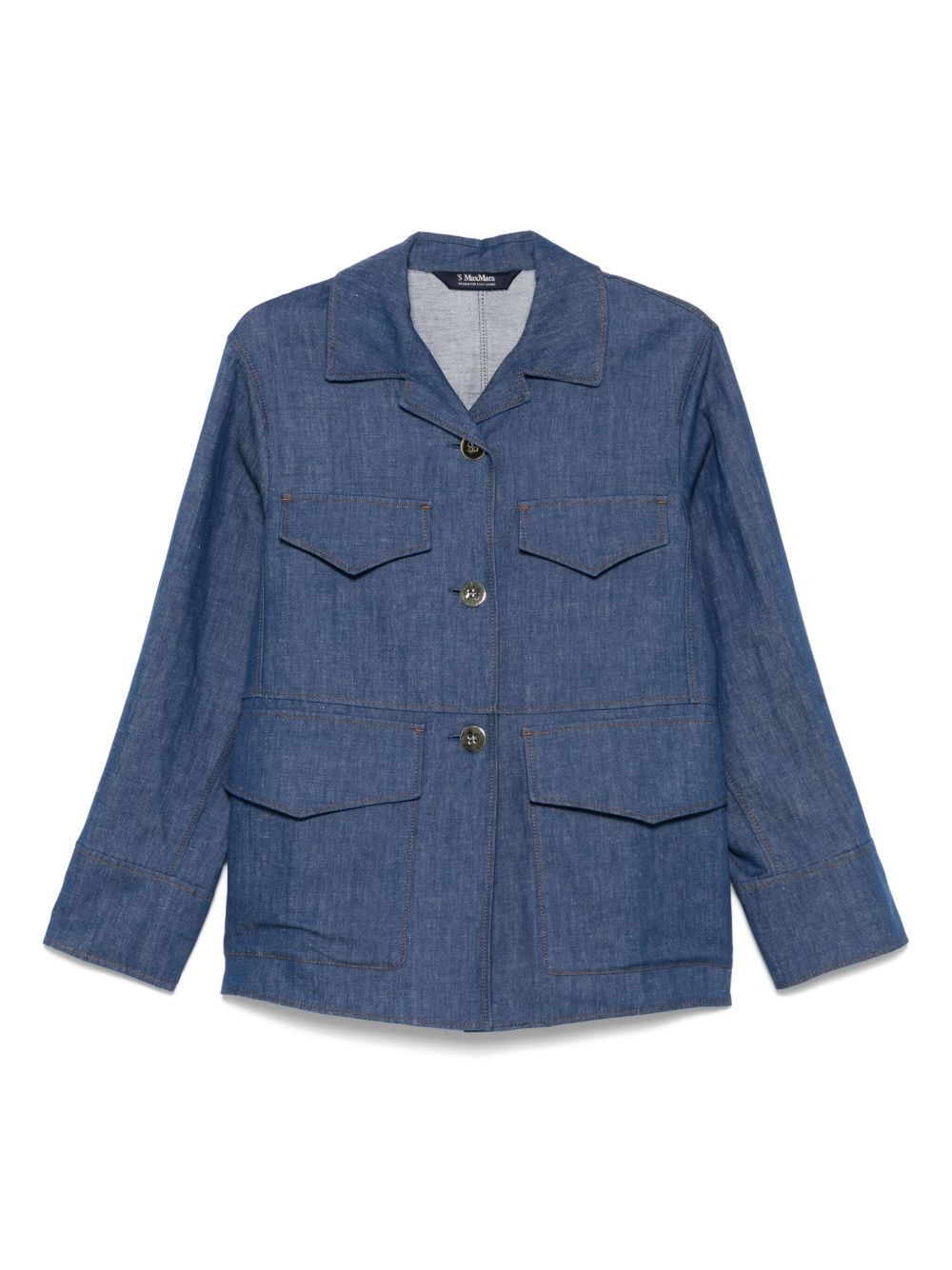 'S Max Mara Ginny twill jacket - Blue