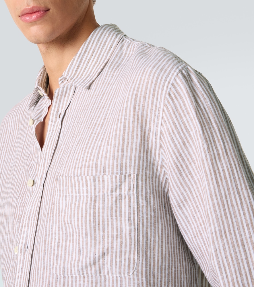 Telles striped linen shirt