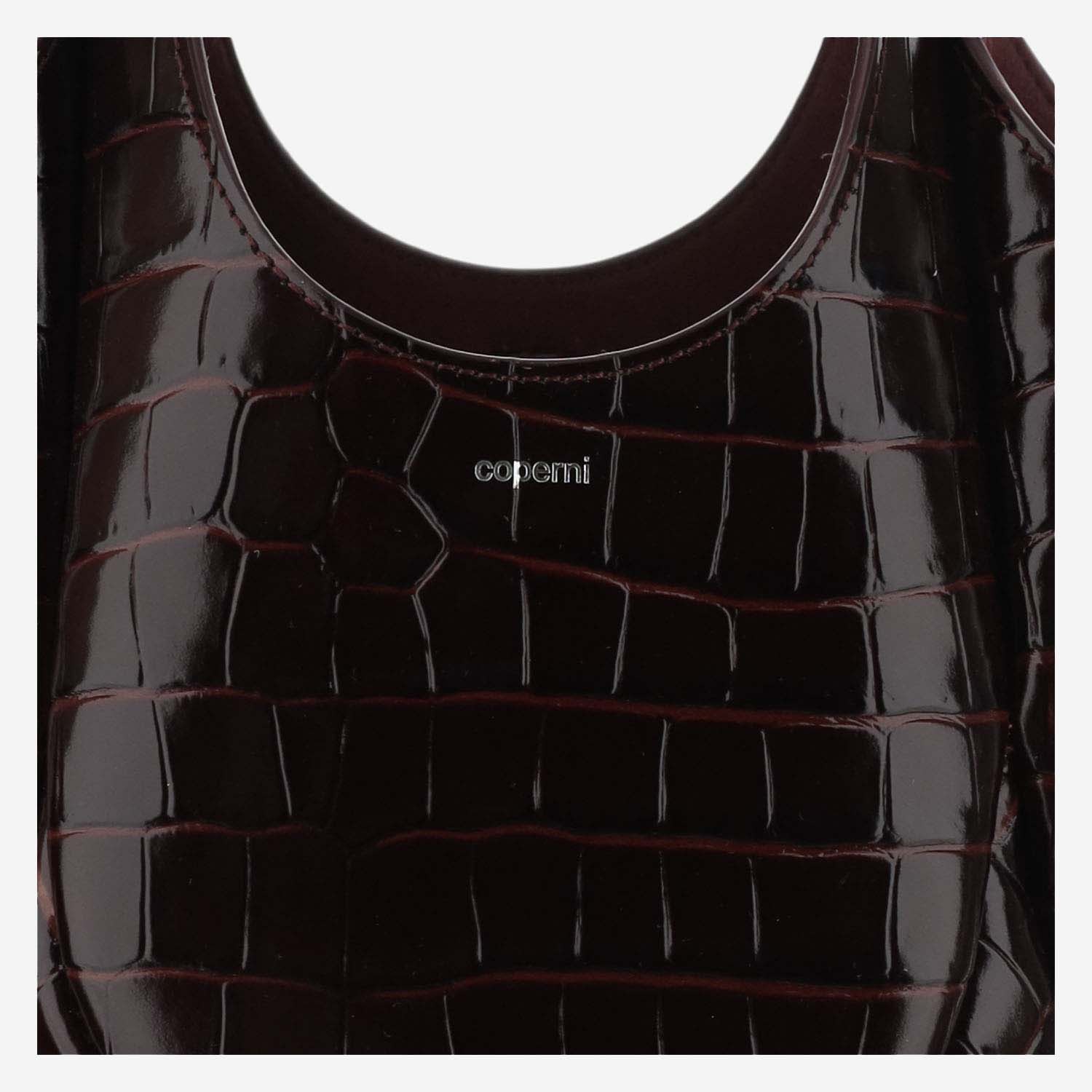 B-Buzz Mini Shoulder Bag With Crocodile Effect