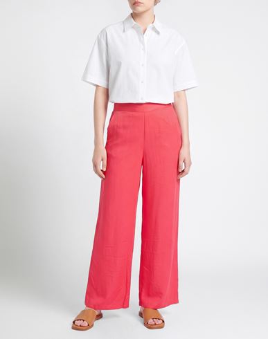 Woman Pants Fuchsia Size L Viscose