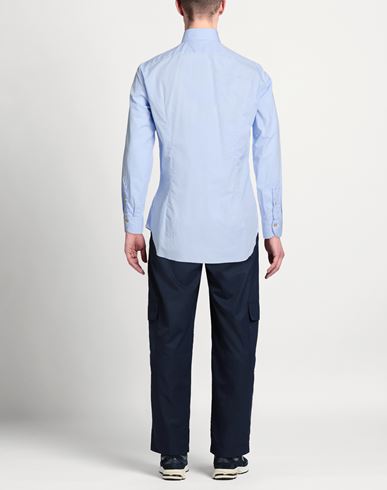 Man Shirt Sky blue Size 15 Cotton