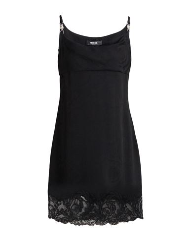 Woman Mini dress Black Size 4 Acetate, Viscose