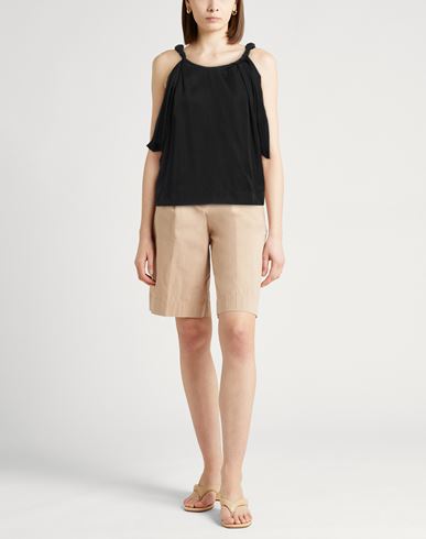 Woman Top Black Size 6 Viscose, Rayon