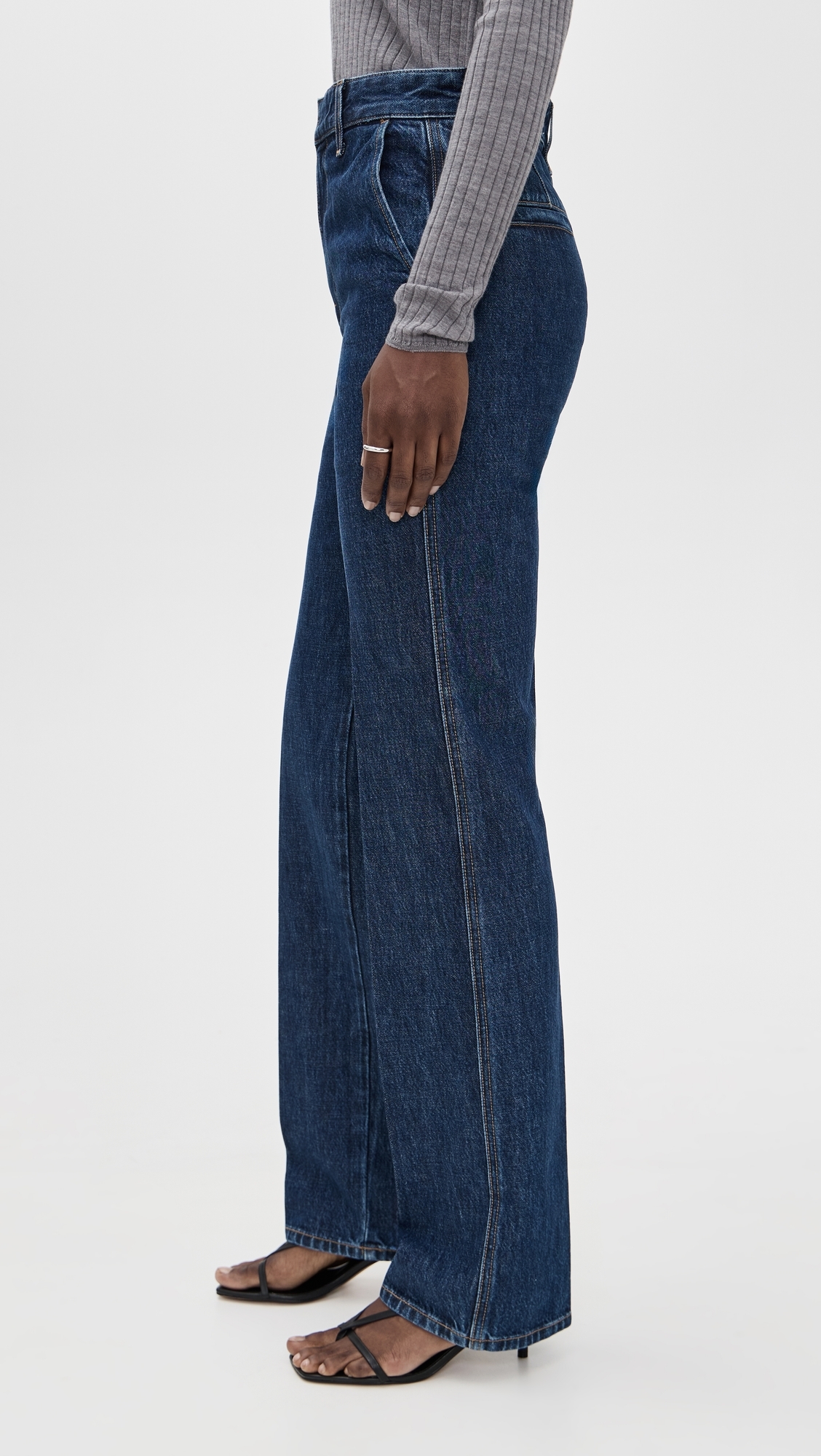 A. L.C. The 323 Trouser Jeans Dark Classic Blue