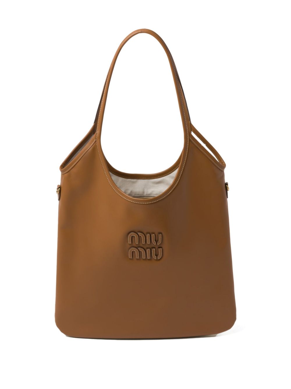 IVY leather bag - F0NBL Brown