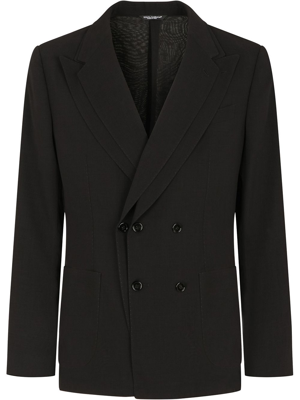 Double-breasted jacket - Black