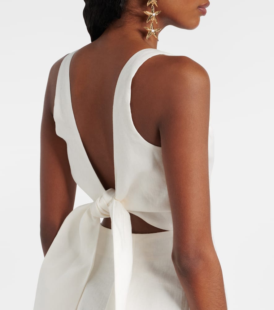 Iris linen minidress
