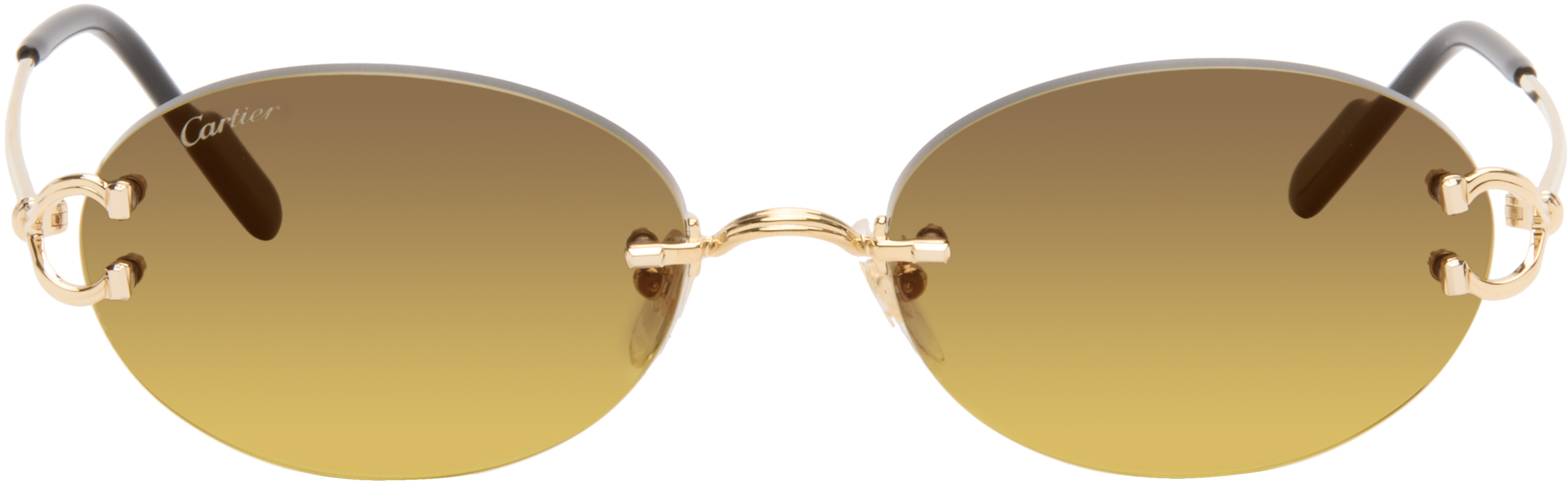 Gold Classic C Motif Sunglasses