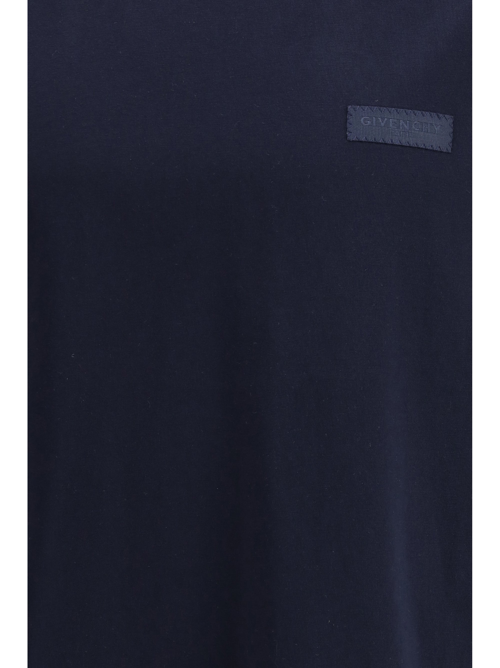 Grosgrain Logo-Patch T-Shirt — Navy