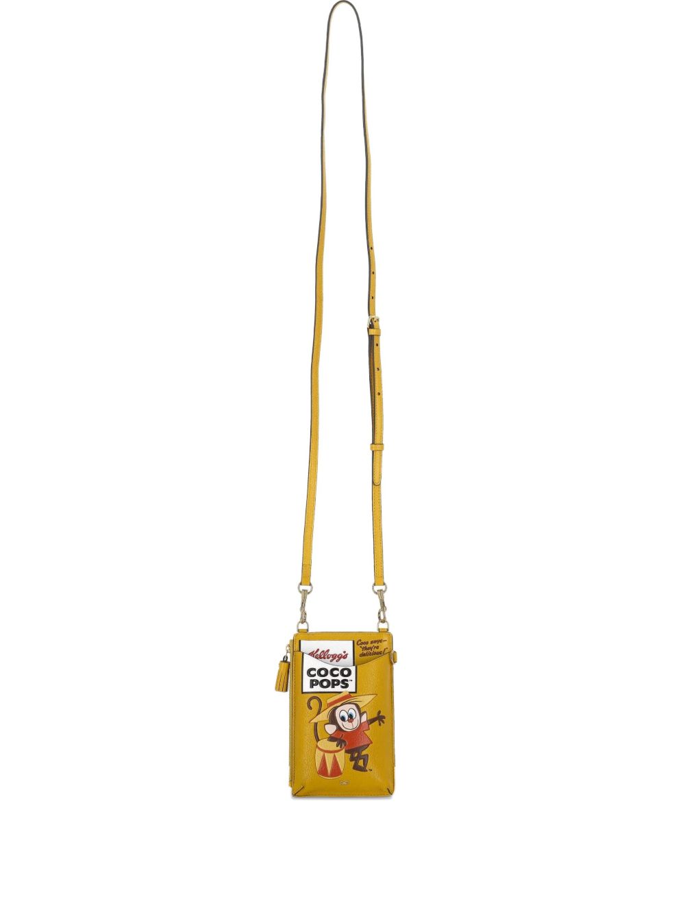 Frosties leather cross body bag - Yellow